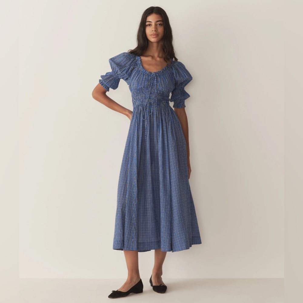 Doen ischia dress in cassis in an xxs